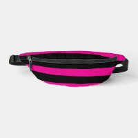 Uneven Stripes - Magenta and Black