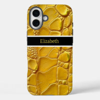 Unexpected beauty of a vibrant yellow snakeskin