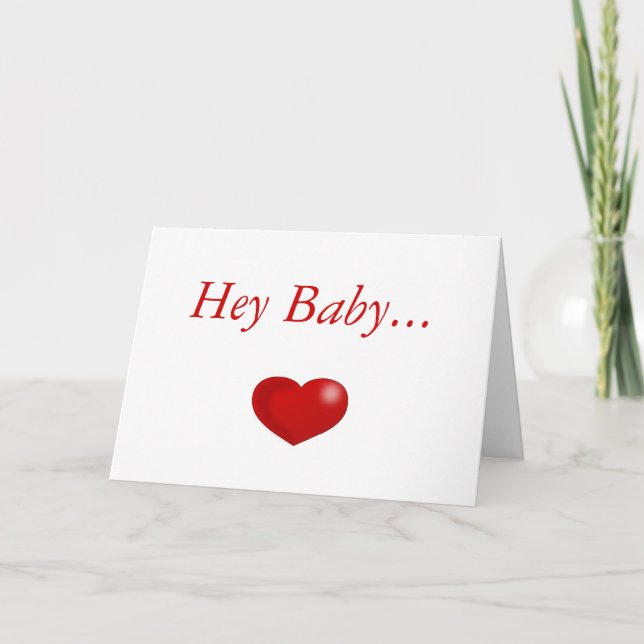 Unexpected Break Up Greeting Card (Front)