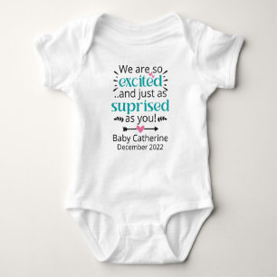 Unexpected Pregnancy Reveal Baby Bodysuit