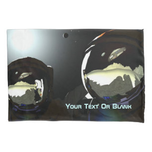 Unexpected Visitors UFO Pillowcase