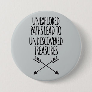 Unexplored Paths 7.5 Cm Round Badge