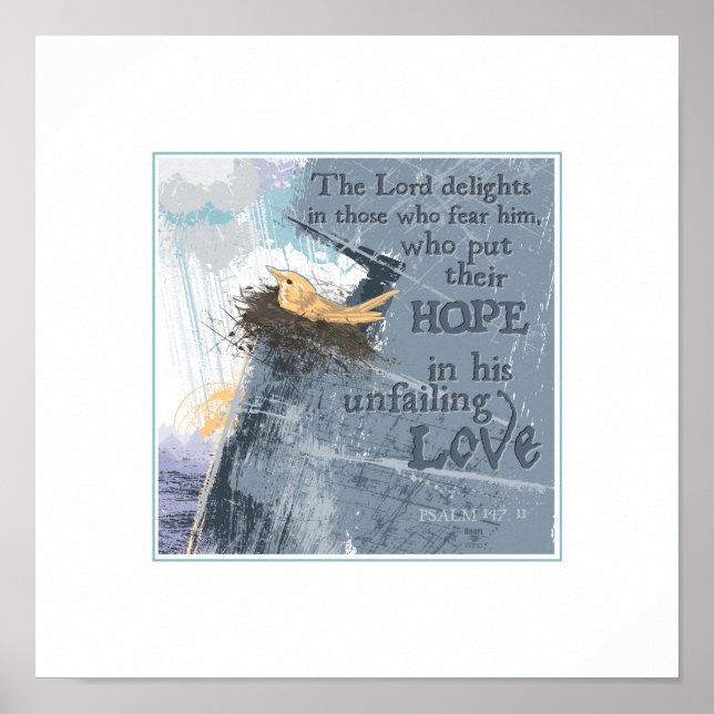 Unfailing Love-Hope  12”x 12” Print (Front)