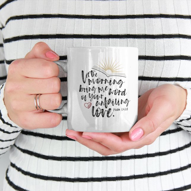 UNFAILING LOVE Psalm Bible Scripture Large Coffee Mug (Creator Uploaded)
