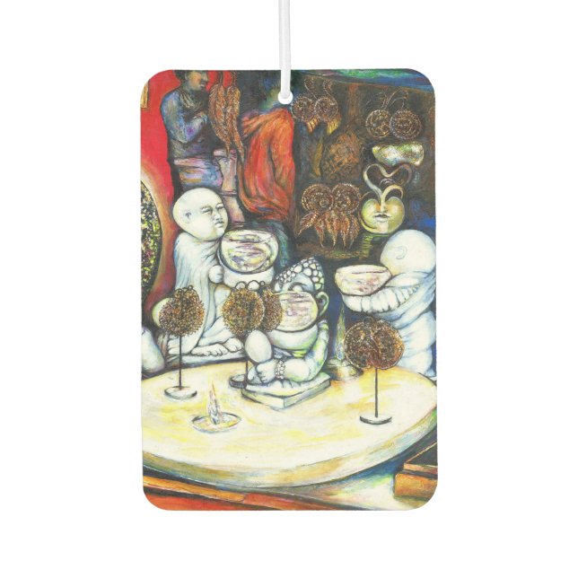 Unfazed by Challenge Car Air Freshener (Front)