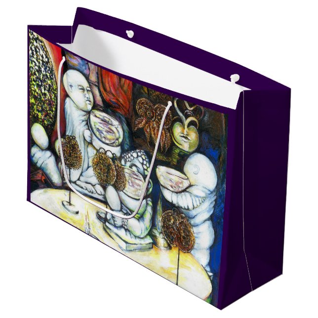 Unfazed by Challenge Large Gift Bag (Front Angled)