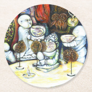 Unfazed by Challenge Round Paper Coaster