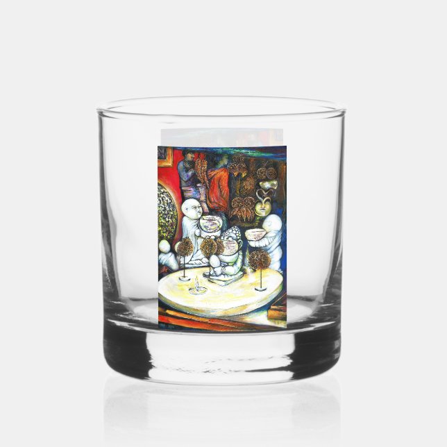 Unfazed by Challenge Whiskey Glass (Front)