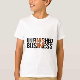 Unfinished Business Sketll Team Player Warmups  T-Shirt