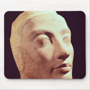 Unfinished head of Nefertiti, New Kingdom Mouse Pad
