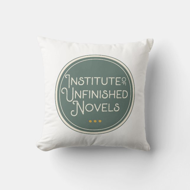 Unfinished Novel | Book Lover Gift | Writer Cushion (Front)