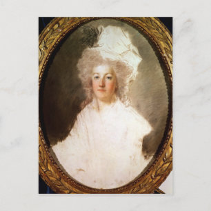 Unfinished portrait of Marie-Antoinette Postcard