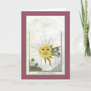 Unfinished Things Greeting Card