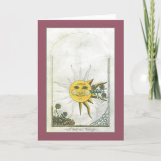 Unfinished Things Greeting Card