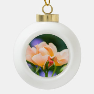 unfolding desire ceramic ball christmas ornament
