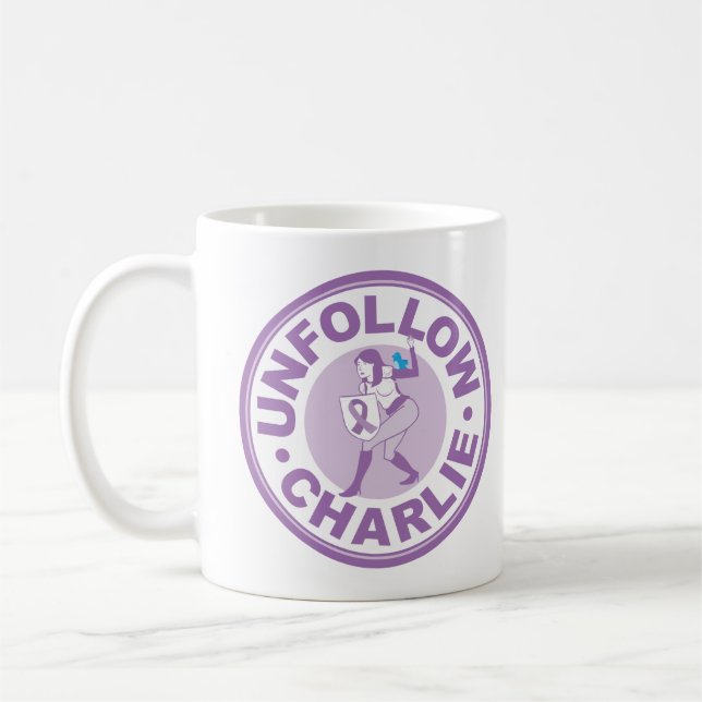 Unfollow Charlie Coffee Mug (Left)