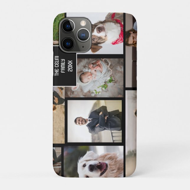Unforgettable Memories: Custom 9-Photo Collage Case-Mate iPhone Case (Back)