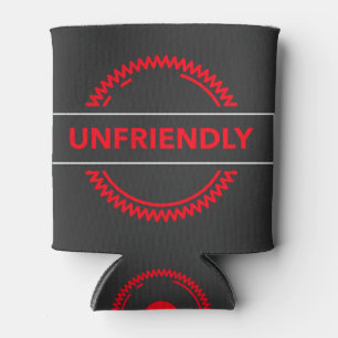 Unfriendly Can Cooler – Bold Attitude Drink Sleeve