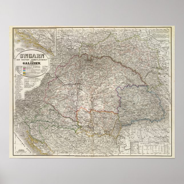 Ungarn, Galizien Poster (Front)