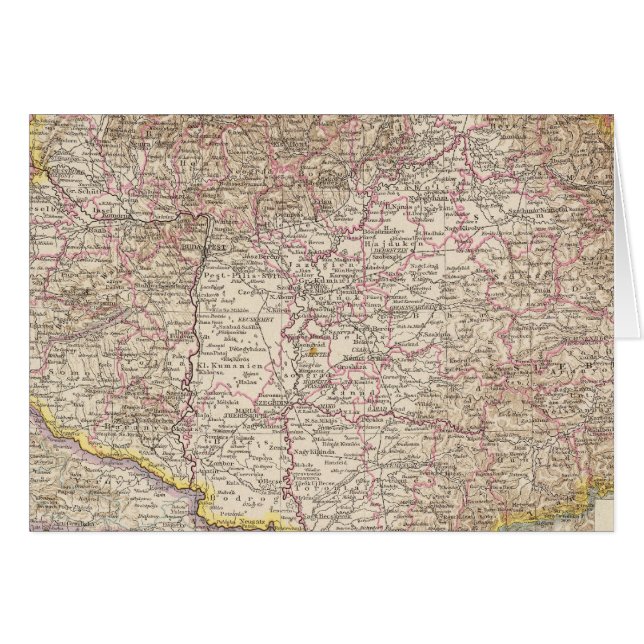 Ungarn, Hungary Atlas Map (Front Horizontal)