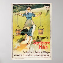 UNGER'S Sterilised Pasteurised Milk Dairy Farm Cow