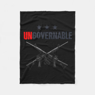Ungovernable Shirts Fleece Blanket