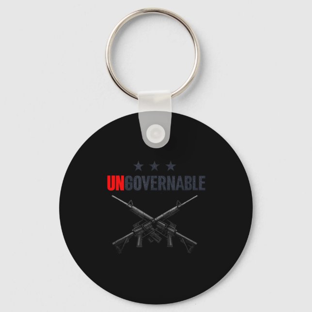 Ungovernable Shirts  Key Ring (Front)