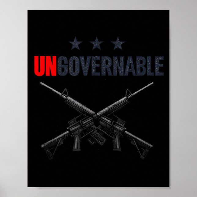 Ungovernable Shirts  Poster (Front)