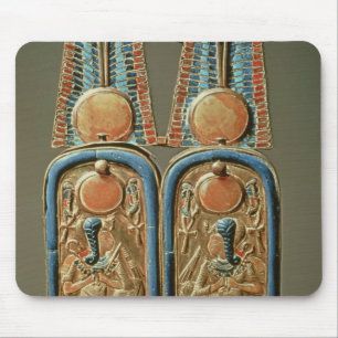 Unguent box in form of a double royal mouse pad