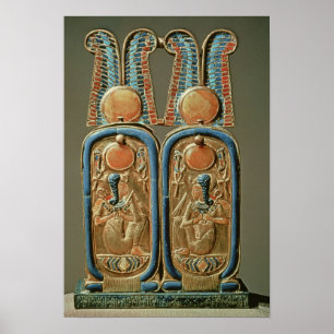 Unguent box in form of a double royal poster