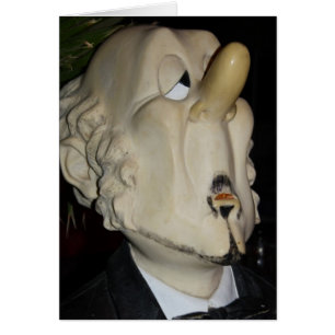Unhappy Butler Card