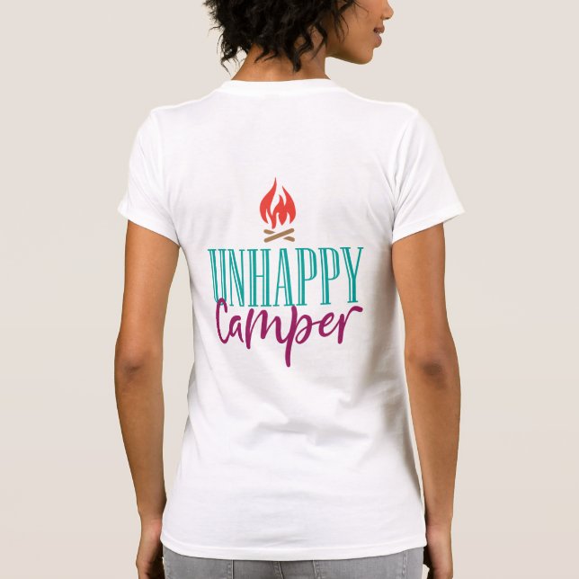 Unhappy Camper T-Shirt (Back)