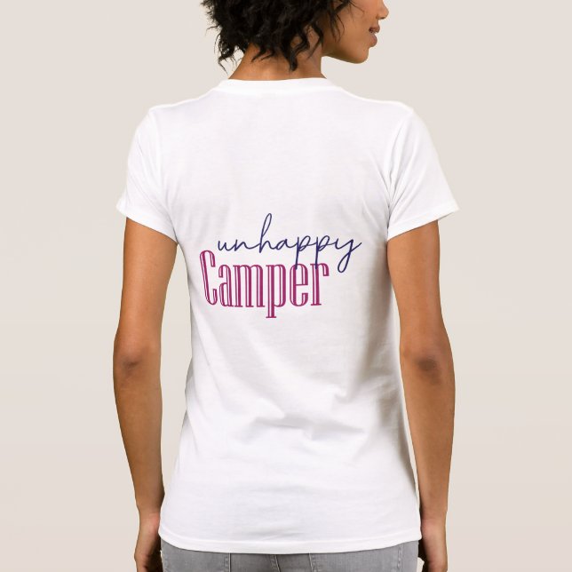 Unhappy Camper T-Shirt (Back)