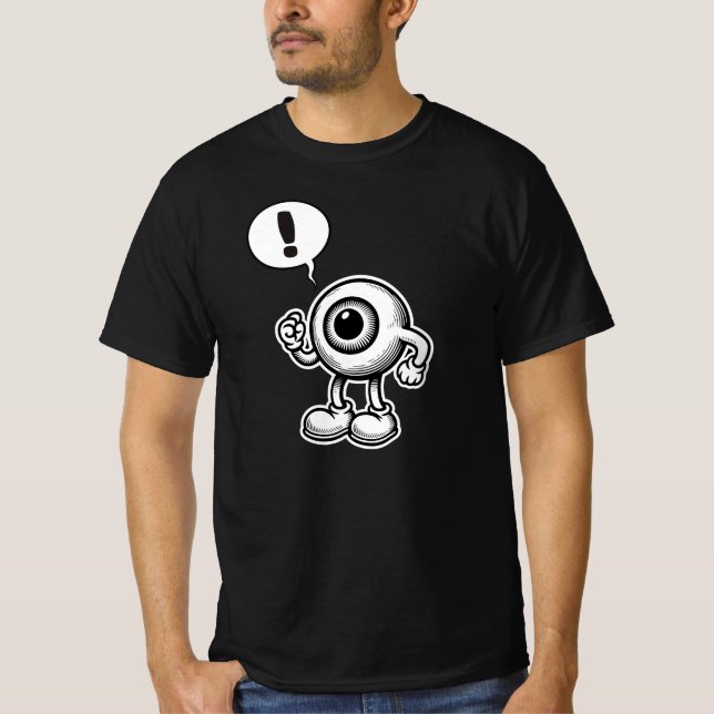 Unhappy Eye. T-Shirt (Front)