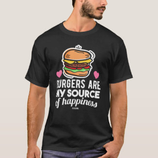 unhealthy delicious fast food burger girl T-Shirt