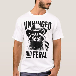 Unhinged And Feral Raccoon Cowboy Toddler Step T-Shirt