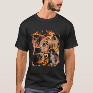 Unhinged Rock Hyrax Awawa Animal Humour Retro Men T-Shirt