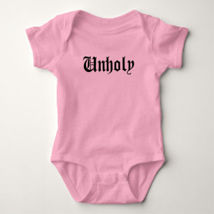 Unholy  baby bodysuit