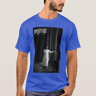 Uni Black Gothic Horror Small Long Sleeve VNeck Ri T-Shirt