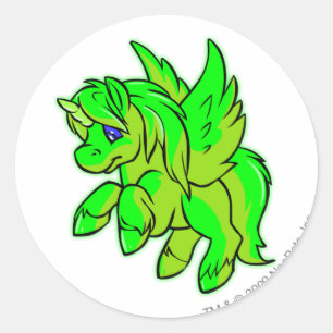 Uni Glowing Classic Round Sticker