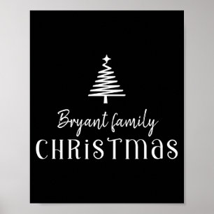 Uni Kids Family Christmas Tree Green  Poster