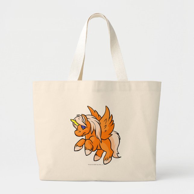 Uni Orange Large Tote Bag (Front)