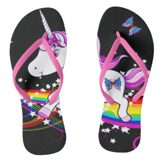 Uni Rainbow Flip Flop