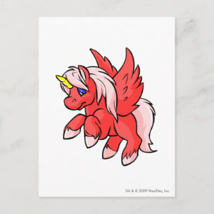 Uni Red Postcard