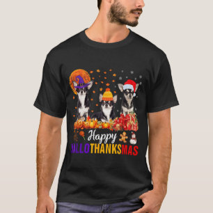 Uni-S Kids Chihuahua Dog Halloween Thanksgiving T-Shirt