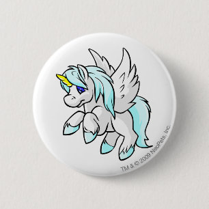 Uni White 6 Cm Round Badge