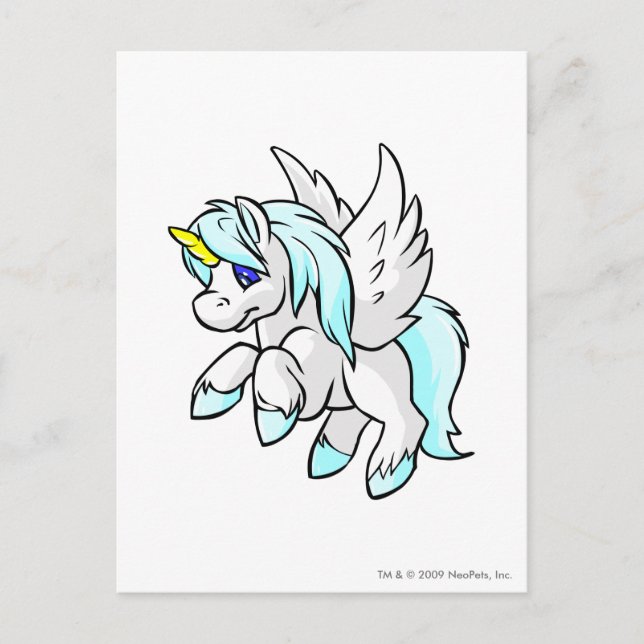 Uni White Postcard (Front)