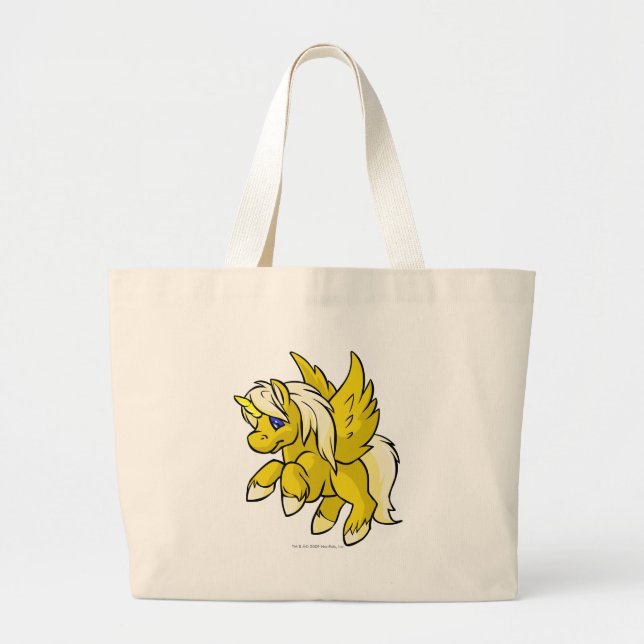Uni Yellow Large Tote Bag (Front)
