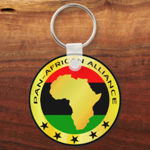 UNIA PAN AFRICAN ALLIANCE Africa Roots Tote Bag Key Ring