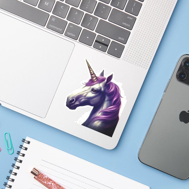 Unicorn (Laptop w/ iPhone)